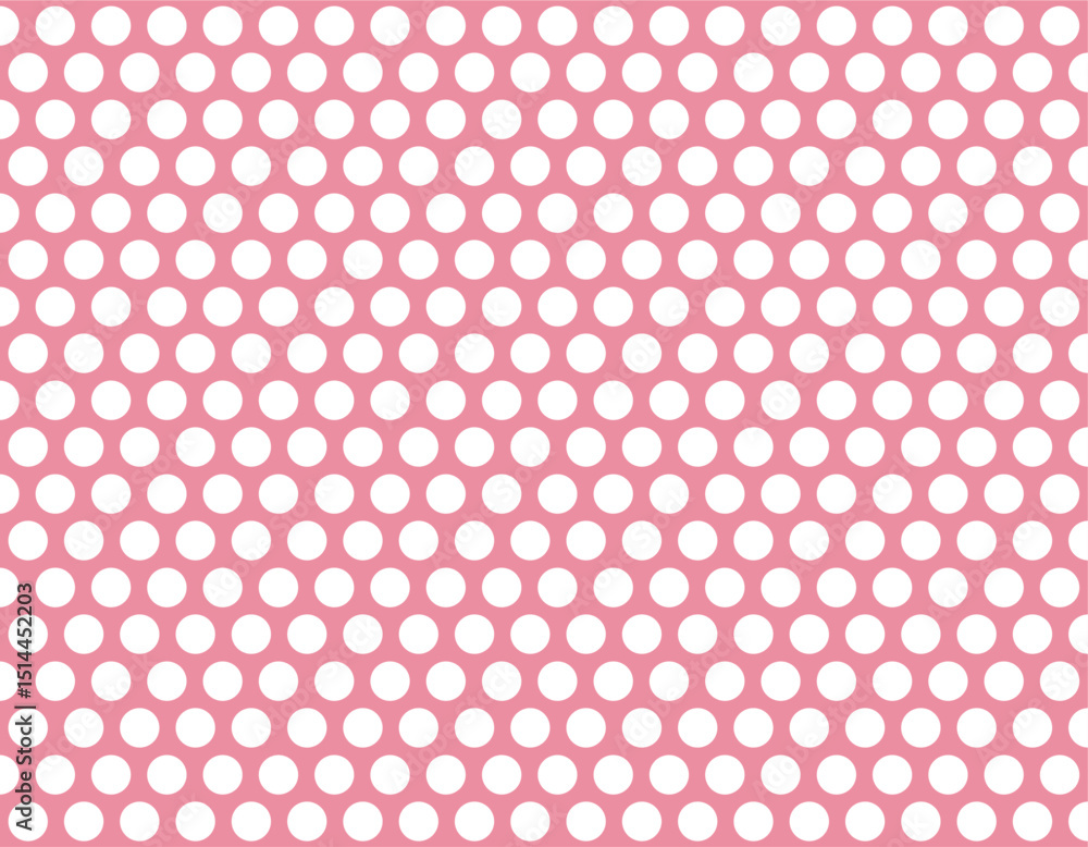 Poster polka dot template vector design pattern