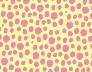 polka dot template vector design pattern