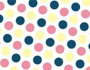 polka dot template vector design pattern