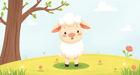 Cute sheep animation