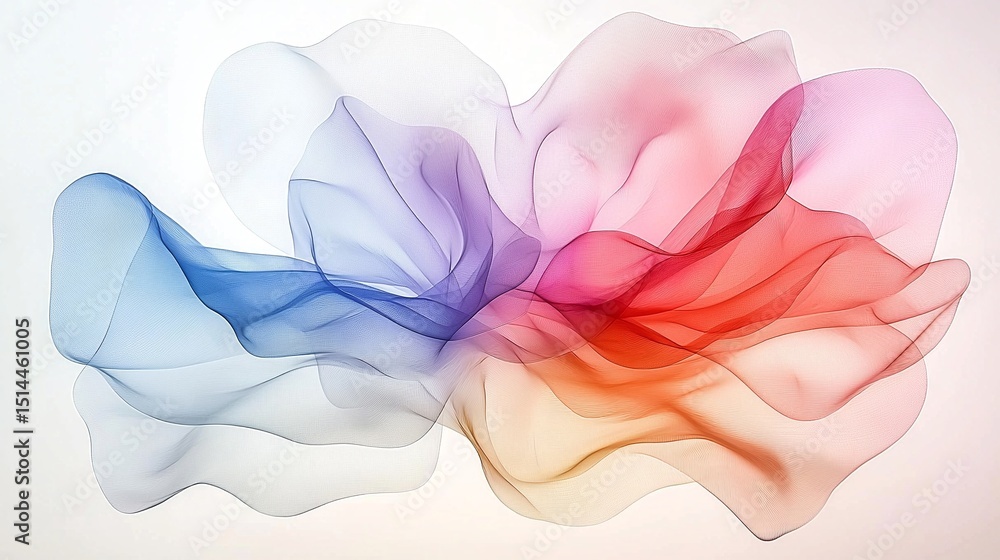 Poster abstract colorful mesh pattern background