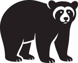 spectacled bear vector
