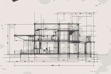 Blueprint Engineering Background Building Architecture Plan