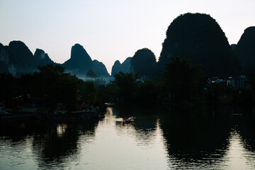 Obraz premium Asia China Guangxi Zhuang Autonomous Region Guilin Landscape 