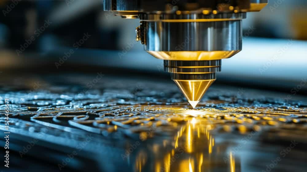 Poster automatic assembly of electronic components with a precision machine.