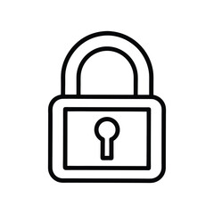lock icon vector illustration