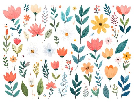 Floral design collection