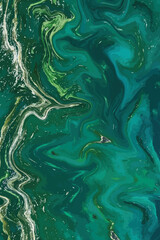 Abstract Sea Waves Background – Fluid Motion Texture