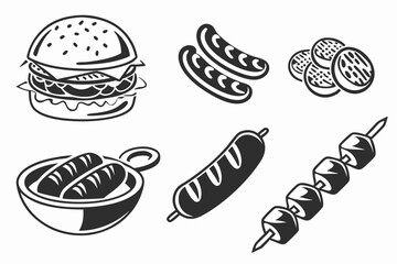 food icons set