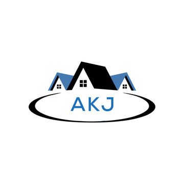 Initial AKJ Letter Linked Logo for business and company identity. Modern AKJ Letter Logo Vector Template with modern trendy golden logo.
