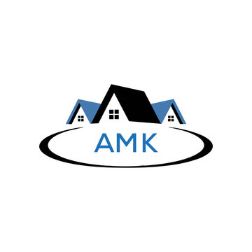 Initial AMK Letter Linked Logo for business and company identity. Modern AMK Letter Logo Vector Template with modern trendy golden logo.
