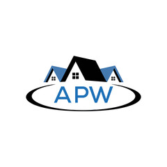Initial APW Letter Linked Logo for business and company identity. Modern APW Letter Logo Vector Template with modern trendy golden logo.
