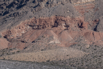 Aztec Sandstone(Jurassic) geological formation. weathering. Red Rock Canyon National Conservation Area, Las Vegas, Clark County, Nevada. Mojave Desert. Basin and Range Province	