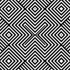 Abstract geometric pattern, black and white