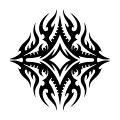 Biomechanical tribal tattoo design