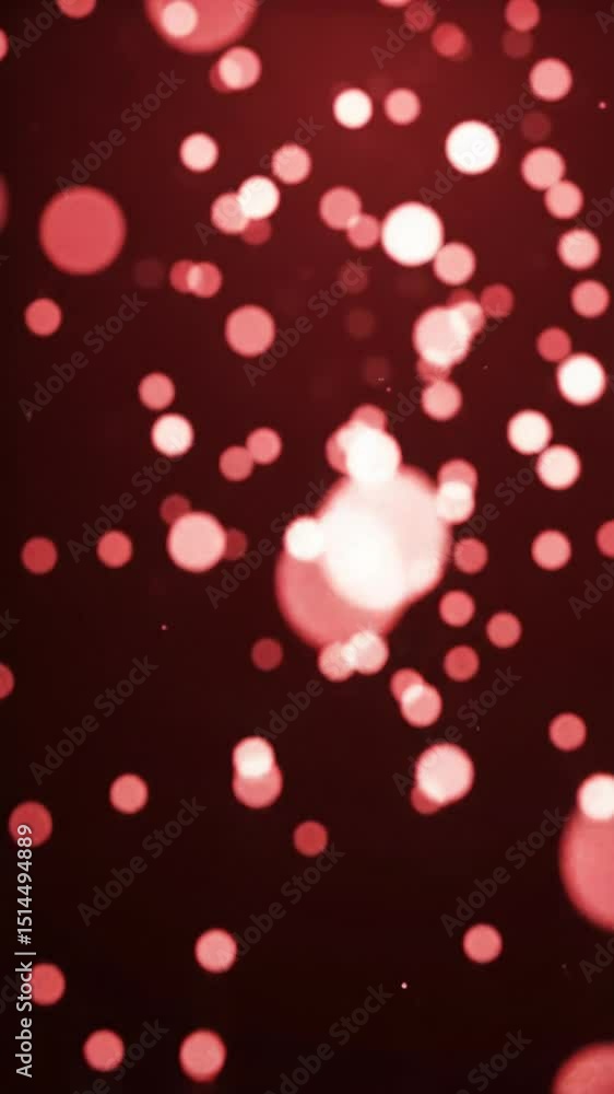 Poster dynamic abstract background video with soft focus and shallow depth of field, emphasizing shimmering