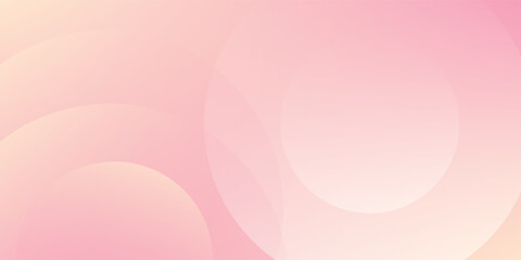 abstract background, modern minimalist pink and yellow gradations, circle simple art modern background
