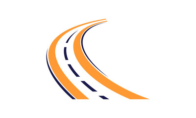 Turns road icon design vector