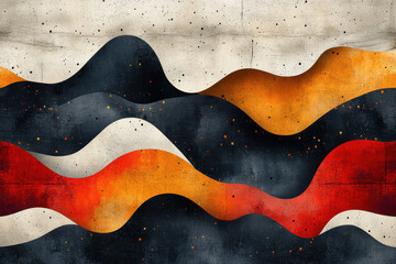 Obraz premium Abstract wallpapers featuring colorful geometric patterns and shapes.