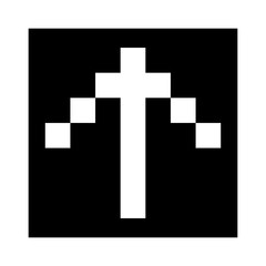 Obraz premium Up arrow vector icon. scroll illustration sign. Direction symbol or logo.