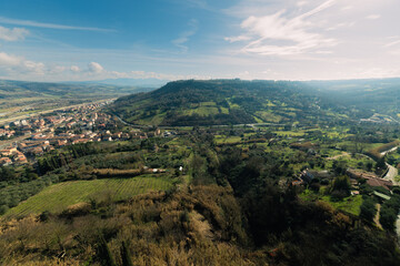 Orvieto panorama from above