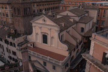 Basilica di Sant'Eustachio, Rome, view above