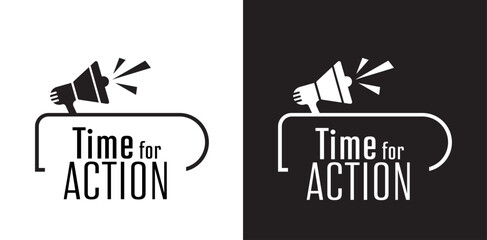 Fototapeta premium time for action