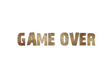 Game Over Illustration Stock Photo