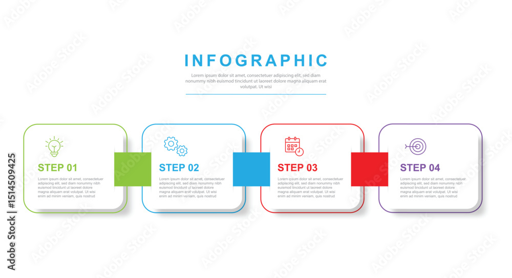 Leinwandbilder Vector Infographic label design template with icons and 3 options or steps. Can be used for process diagram.