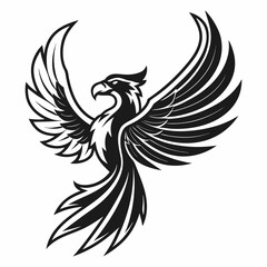 Fototapeta premium black-modern-phoenix-e-sport-gaming-emblem-logo (4)