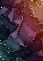 Abstract marbled art design