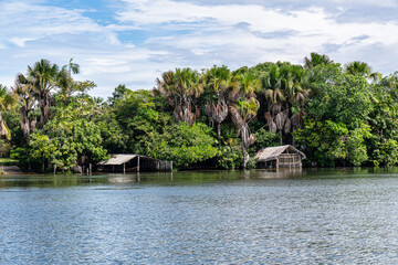 Boat trip on the Preguica River near Barreirinhas, Lencois Maranhenses, Maranhao, Brazil