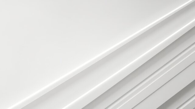 Clean minimal white backdrop shows parallel ridges flowing diagonally across the surface with subtle shadows and lighting highlighting textures