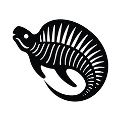 Fossil Icon Vector with Flat and Clean Look