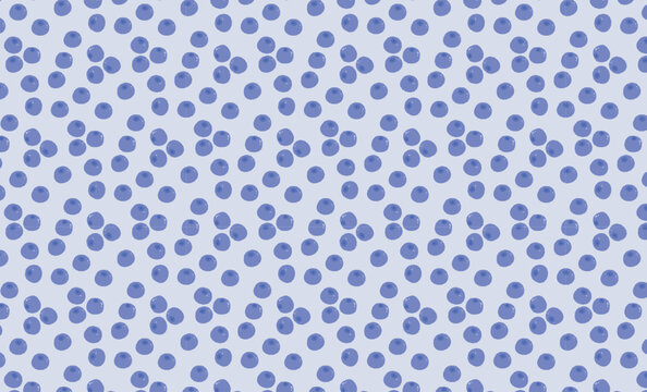 hand drawn cute summer vector blueberry pattern. garden berry seamless pattern
