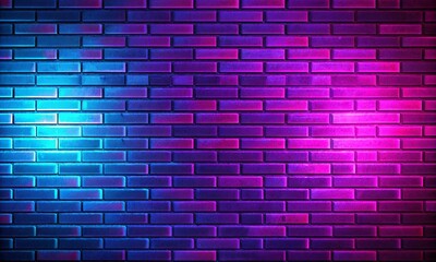 Blue brick wall background