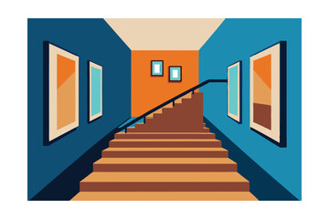 corridor of the building