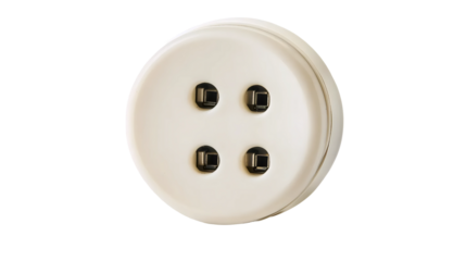 Sturdy 2 Pin Plastic Socket