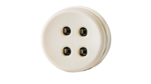 Sturdy 2 Pin Plastic Socket