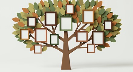 Family Tree Photo Frames: A Symbolic Representation of Generations and Ancestry