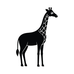 Obraz premium Giraffe Icon Vector with Flat and Clean Look