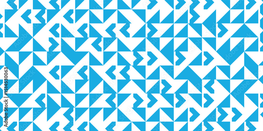 Poster geometric modern simple abstract pattern vector on background. blue geometric vector illustration fo
