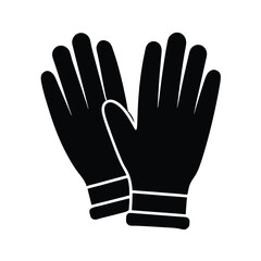 Obraz premium Gloves Icon Vector with Flat and Clean Look