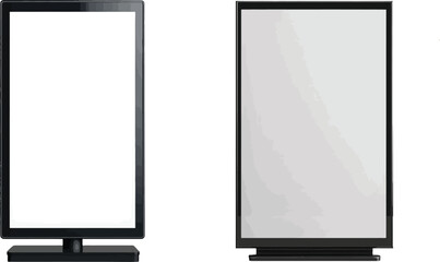 Blank Vertical Monitor: A Modern Digital Display