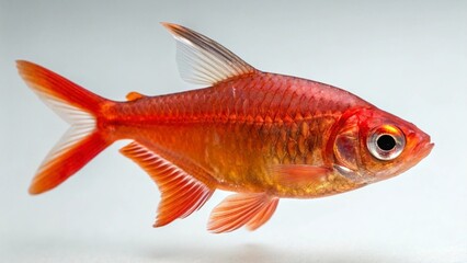 Obraz premium Ember Tetra on studio background