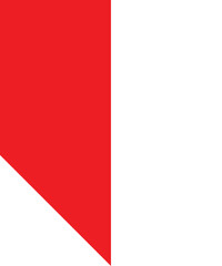 Red White Indonesian Flag 