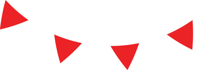 Red White Indonesian Flag Ribbon