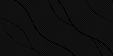 Gradient black background with wavy lines vector design in eps 10