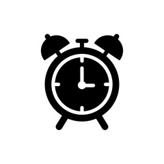 Classic Alarm Clock with Twin Bells and Small Legs for Timekeeping