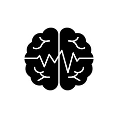Curved Waveform Inside Brain Representing Neural Signals